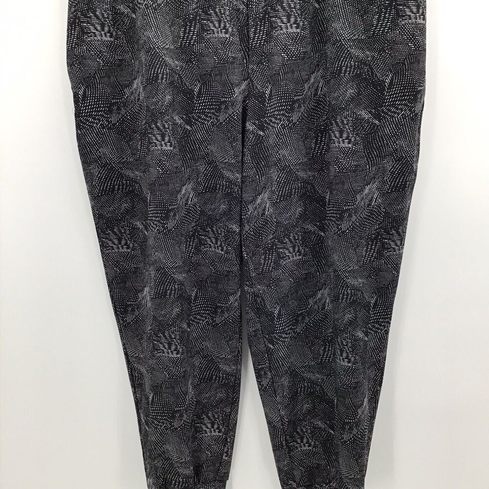 Rachel Zoe Womens 3X Pull On Jogger Pants Black White Stretch Casual Travel - Picture 5 of 16